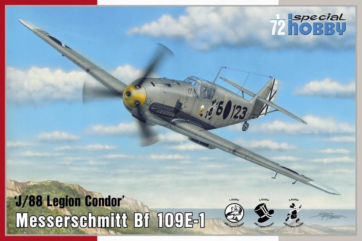 Special Hobby 72459 BF-109E-1 Bf 109 Legion Condor