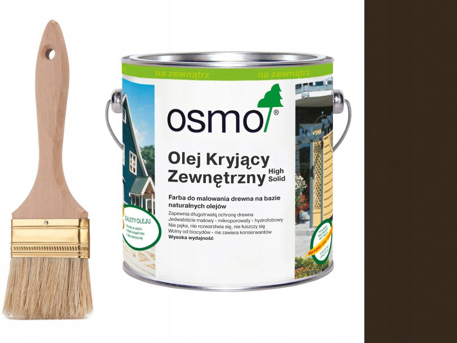Osmo Krycí olej 2607 Tmavě Hnědý 2,5L Dárek