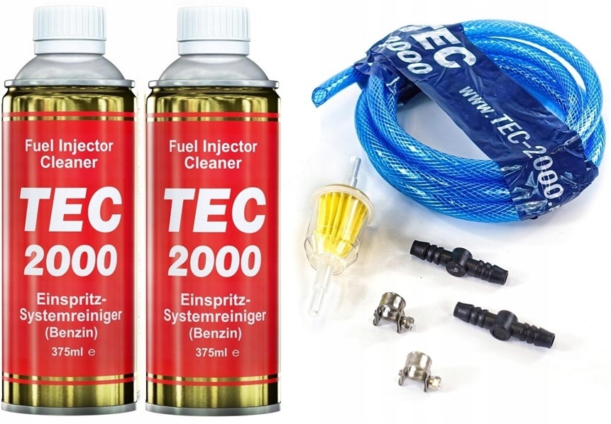 2 x TEC 2000 Zestaw do PŁUKANIA WTRYSKÓW BENZYNA - TEC2000