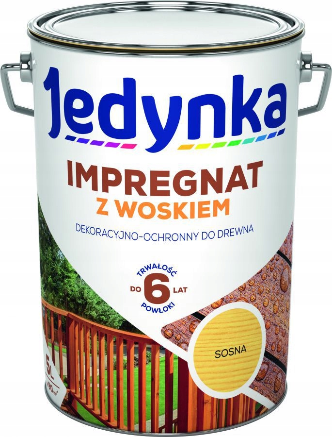 

Jedynka impregnat z woskiem do drewna 5L sosna