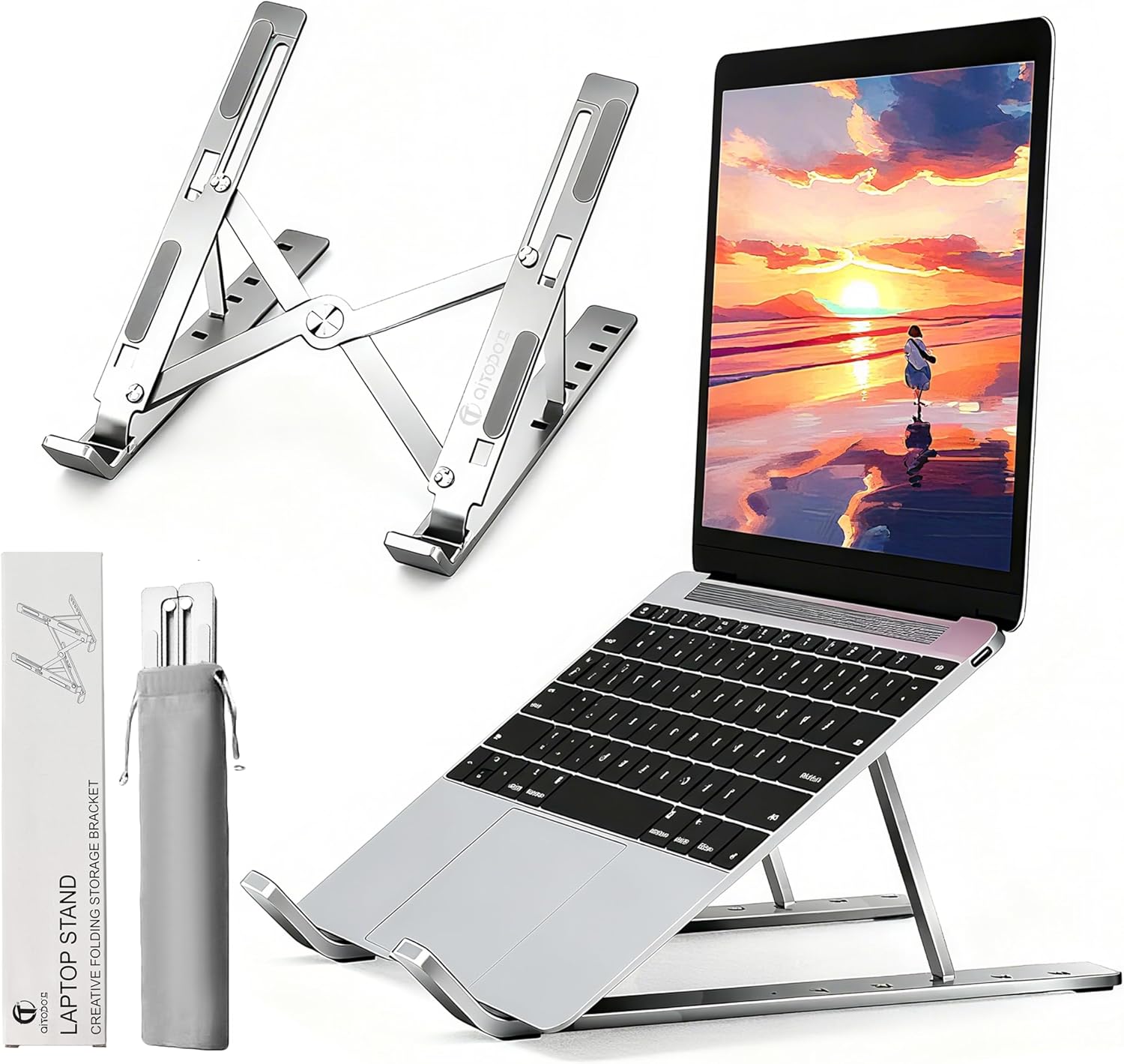 Stojak Na Laptopa 8-16 Cali Aluminium 6 Pozycji Ergonomiczny