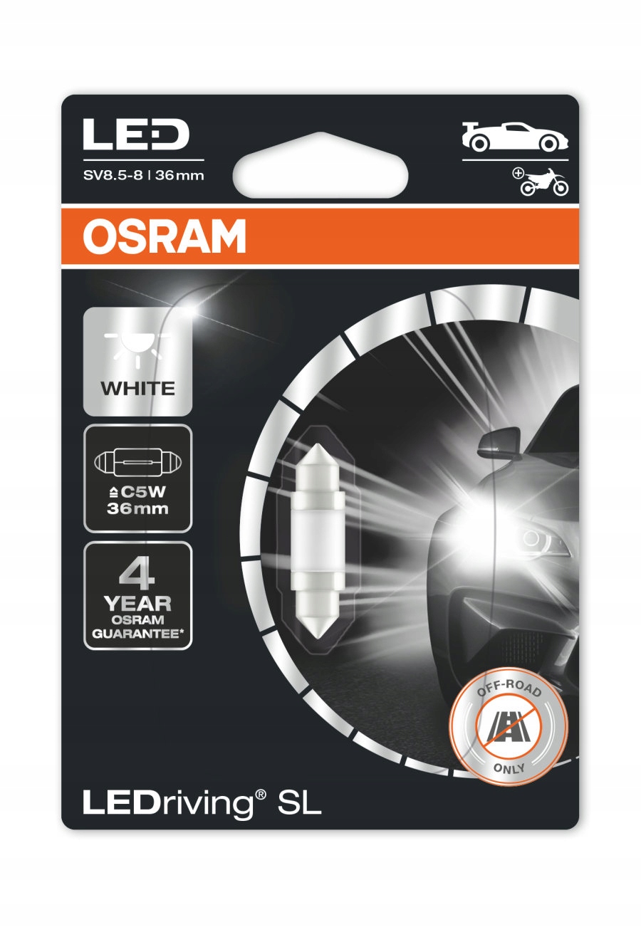 Osram Żarówka Led Premium C5W 36mm 6000K Biała