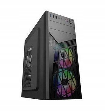 Eurocase skříň ML N6-560B, Atx, 2x Usb-a, 1x Usb-c, 2x 120mm Argb Fan…