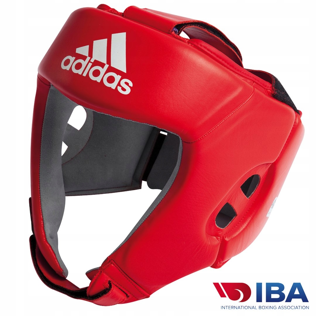Kask Adidas IBA atestowany czerwony - L