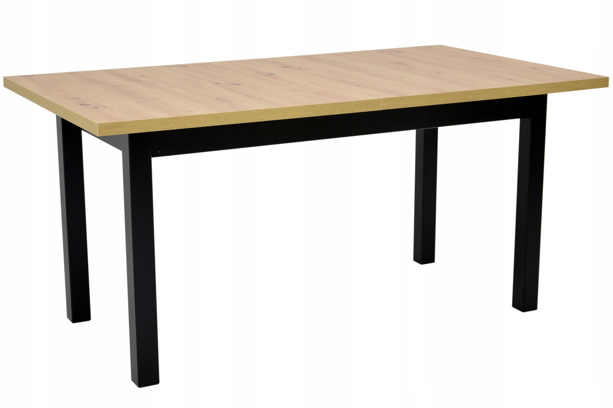 Stół 90x160/ 240 cm i 10 nowoczesnych krzeseł Kształt blatu prostokątny