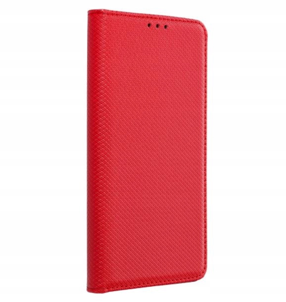Magnetinis atverčiamas dėklas, skirtas „Samsung J4 Plus“, raudonas