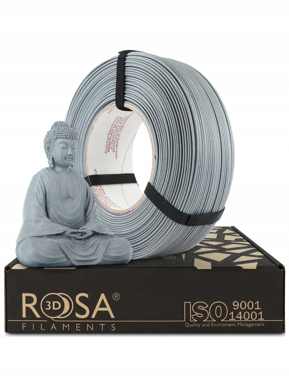 Rosa3D Pla-cf Matt Stone Cold Gray 1.75mm 1kg Refill