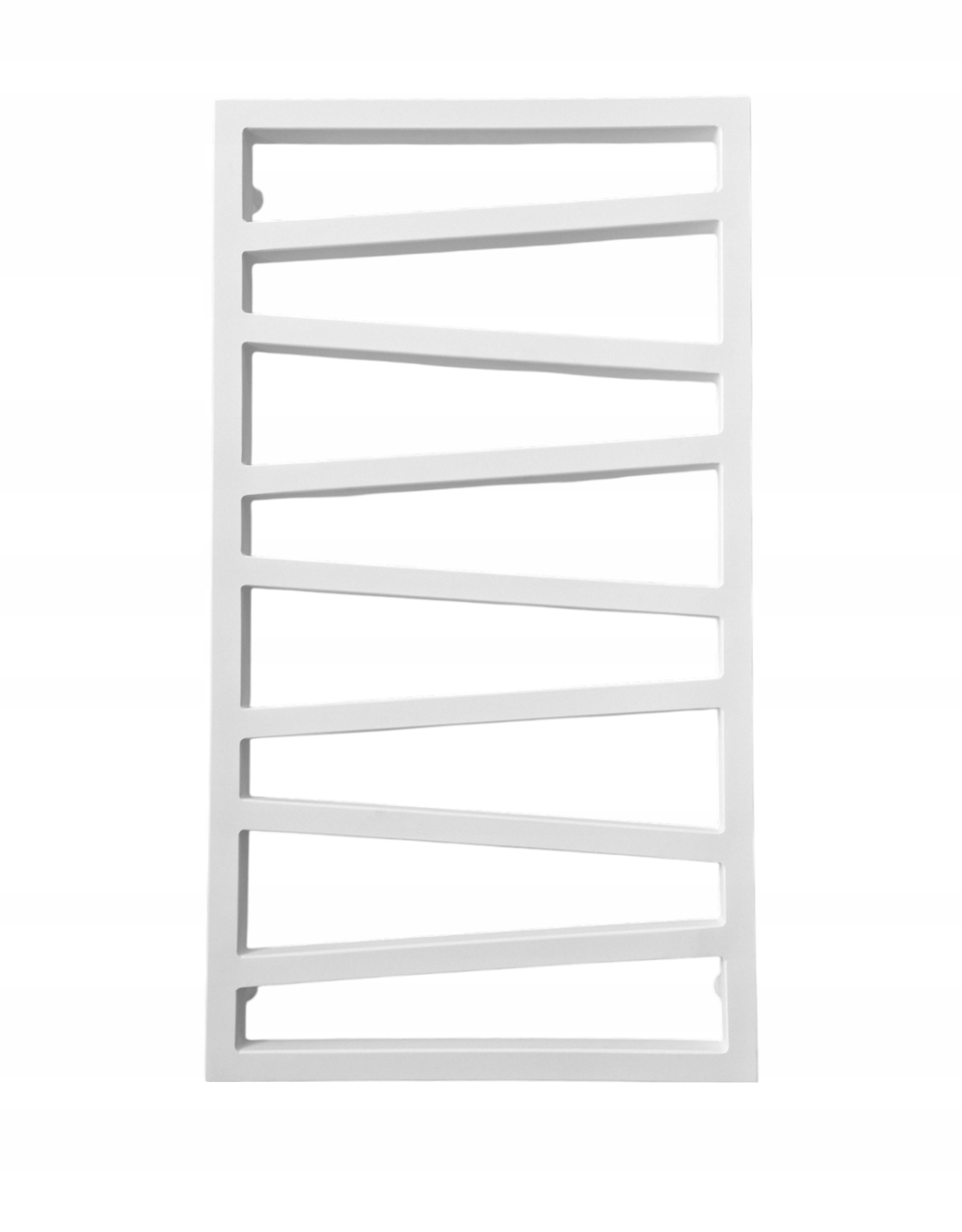 Dekoratívny kúpeľňový radiátor Onix 95x54 biela prípojka 50 cm