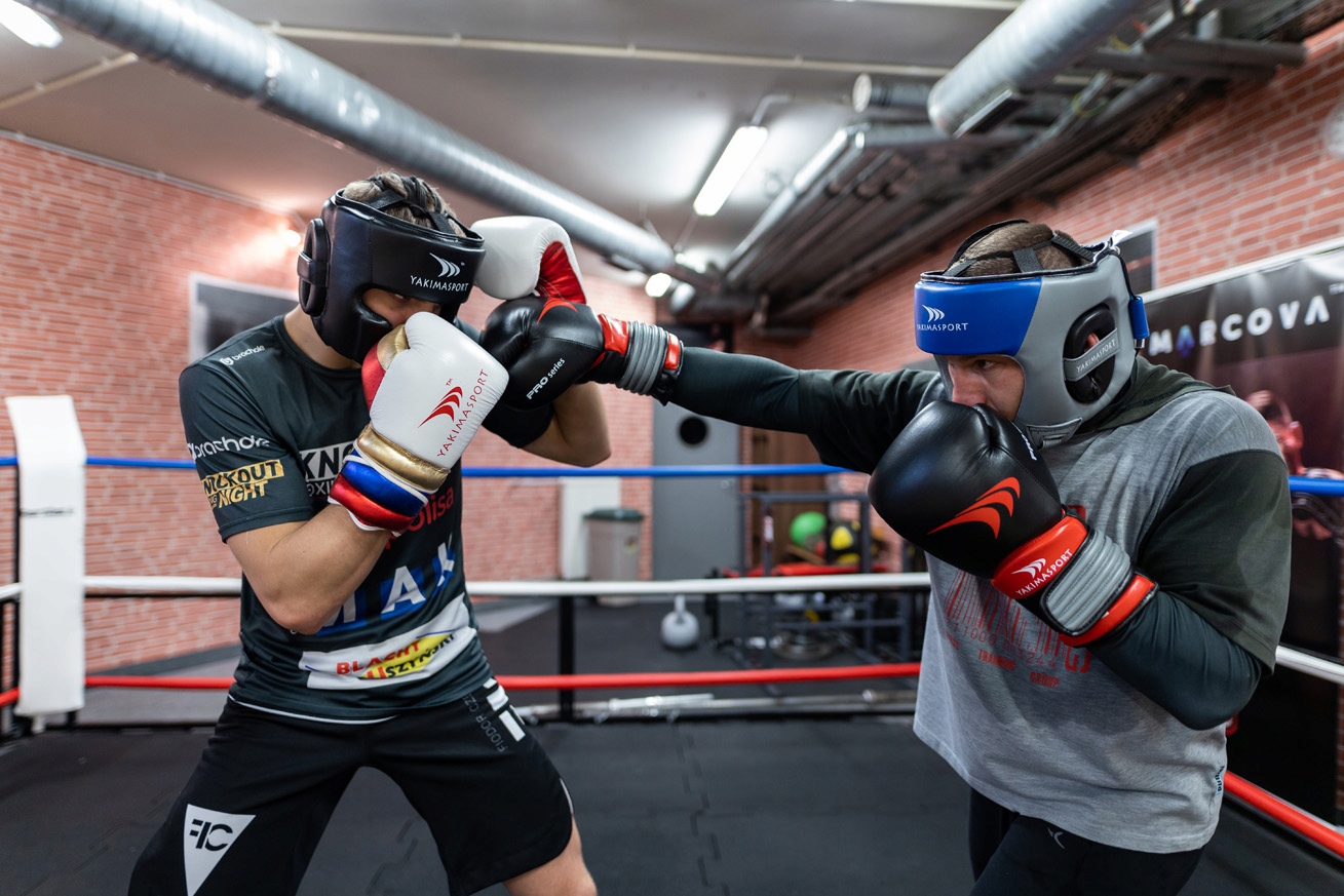 RĘKAWICE BOKSERSKIE SKÓRA NATURALNA 12 OZ Model Spider