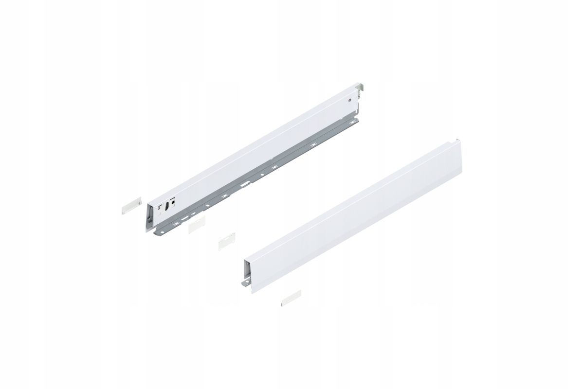 Blum 470N5502S Boční strana Merivobox, výška N (68.5 mm) 550 mm, hedvábně bílá