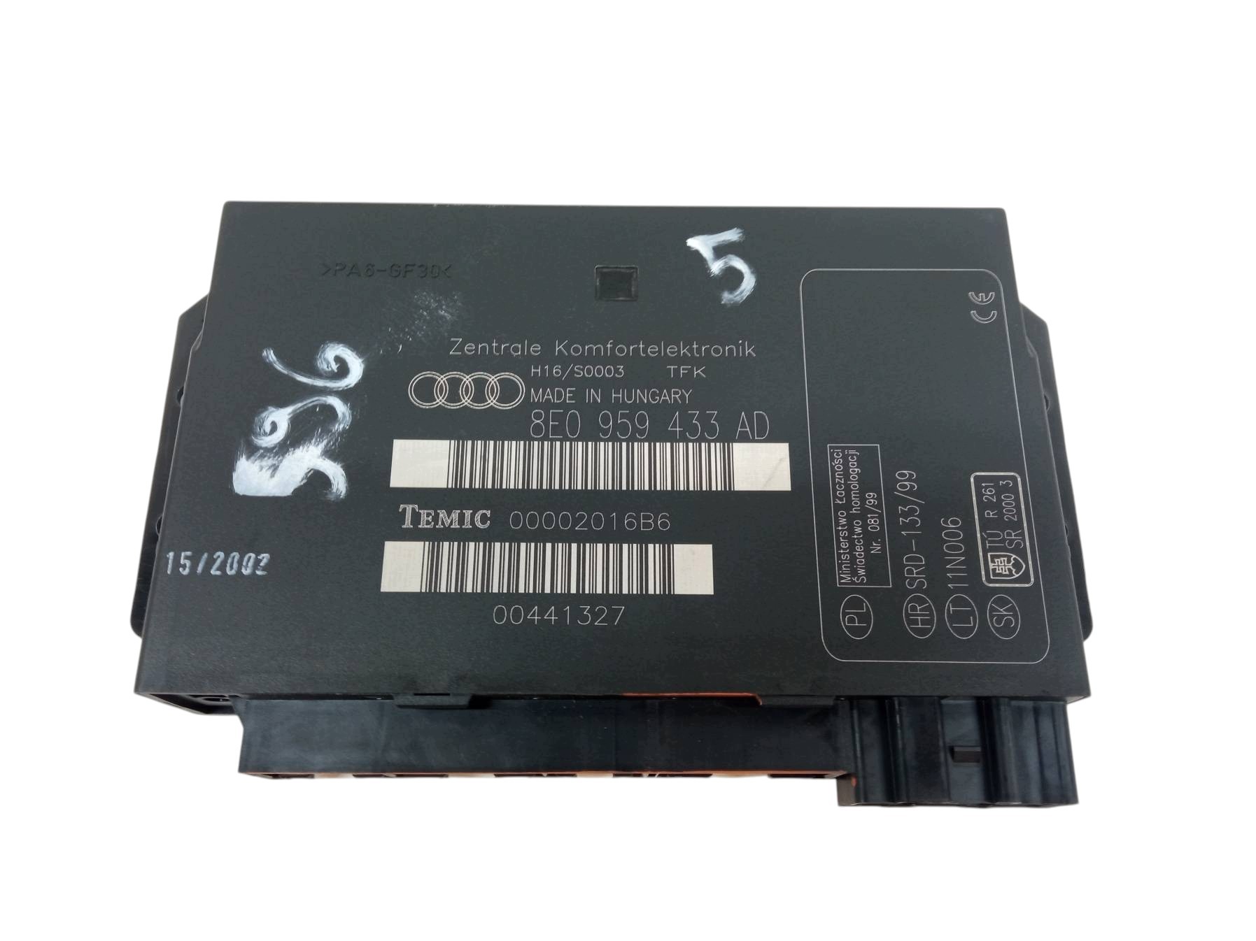 unité commande confort 8E0959433AD Audi A4 II (2000-2006) B6