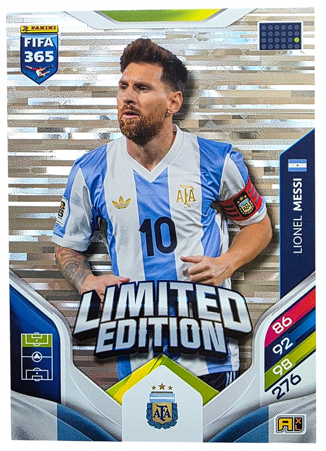 Karty Piłkarskie Panini Fifa 365 2026 Limited XXL 14x10 Lionel Messi