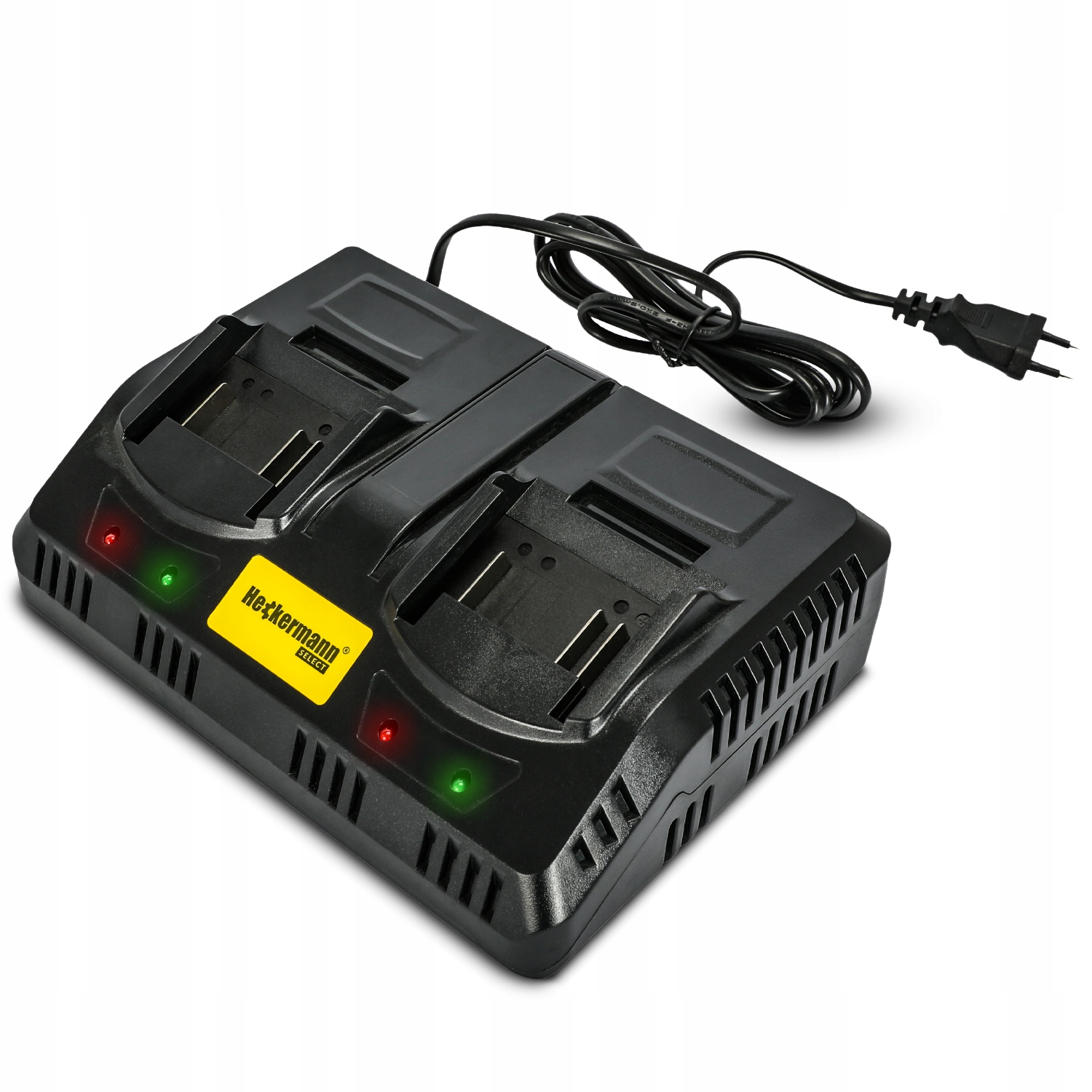 Ładowarka Podwójna Do Akumulatorów Heckermann Select 20V 2.2A AVC20-22x2