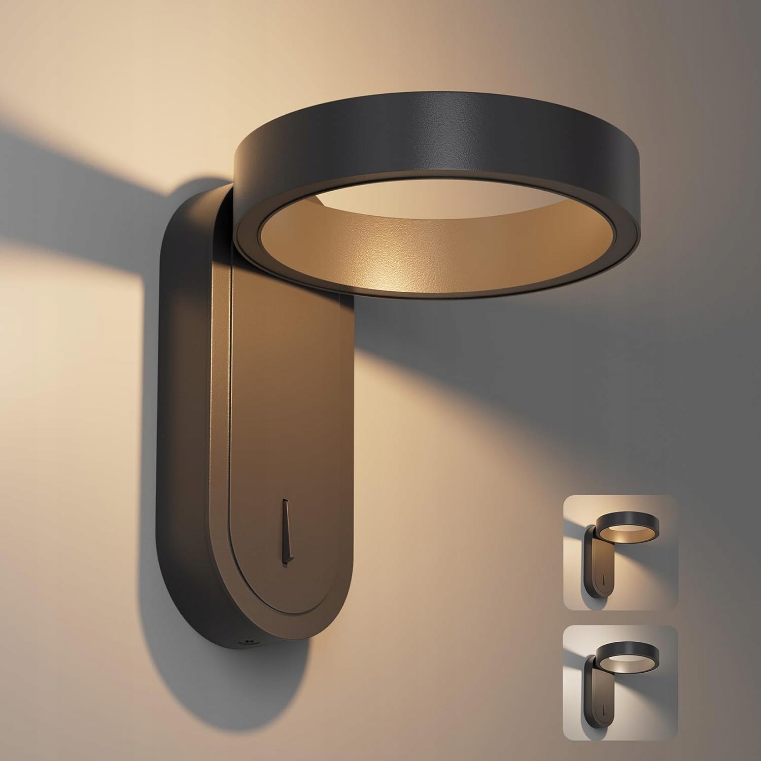 Led Nástěnné Svítidlo Nastavitelné 330° 3000K/4000K 5W Ložnice Obývací Pokoj Moderní