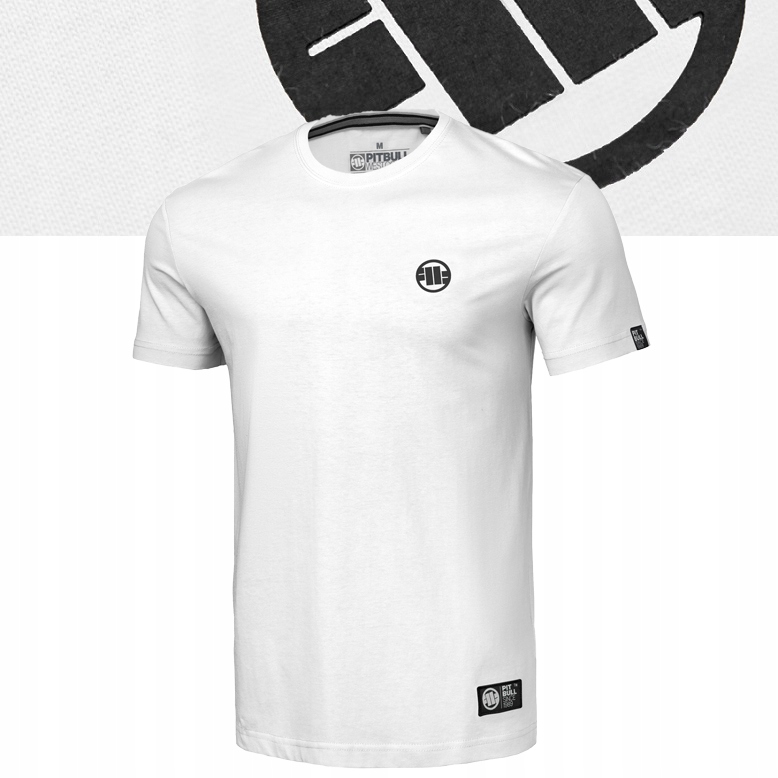 

Męska Koszulka Pitbull Small Logo Małe Basic