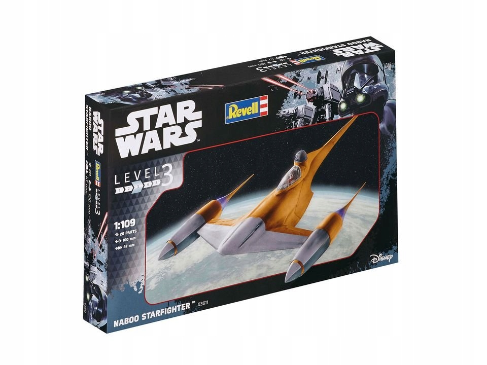 NABOO STARFIGHTER 03611, revell, star wars, disney