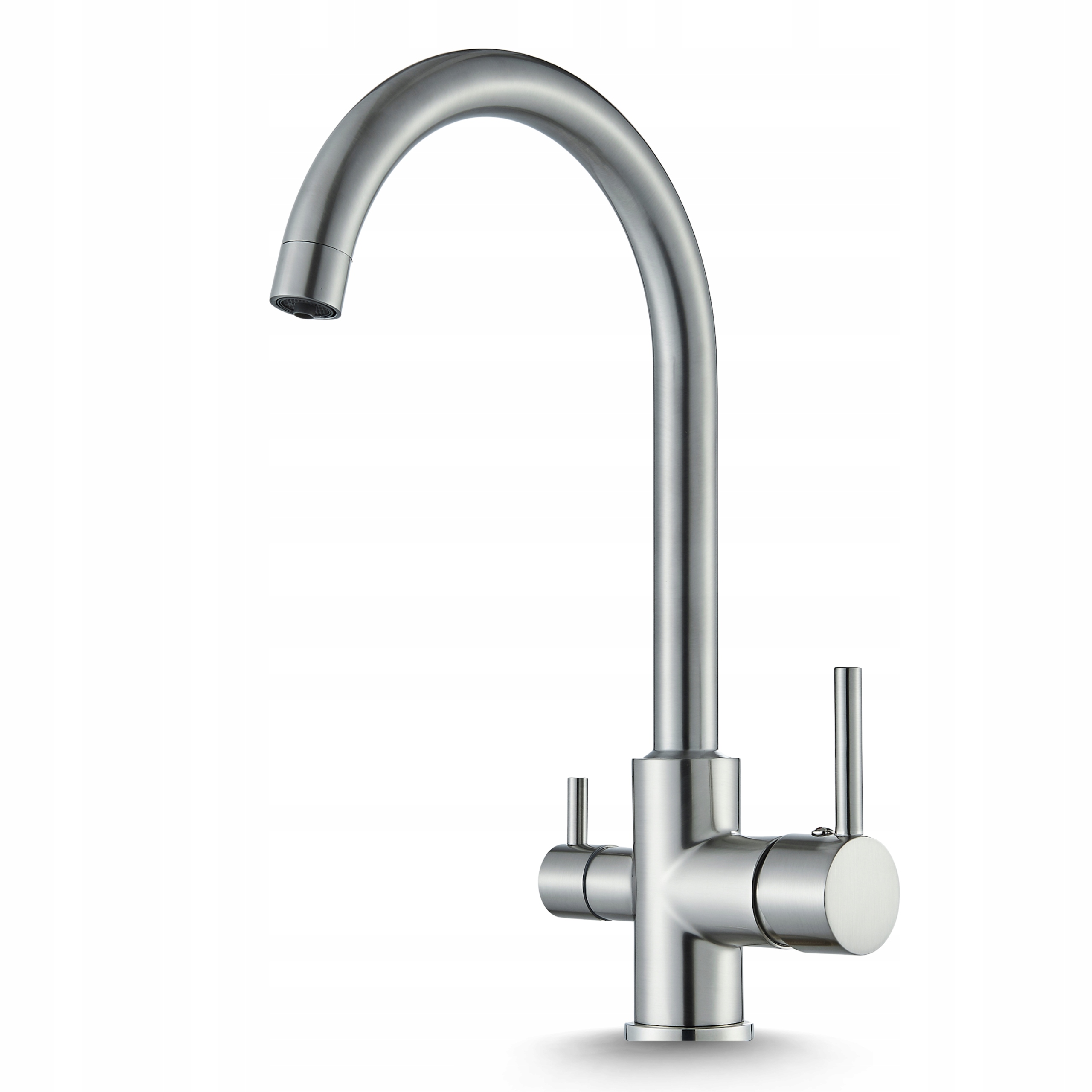 Trojcestná Kuchynská Batéria S Otočným Lankom Pre Filter Reverznej Osmózy