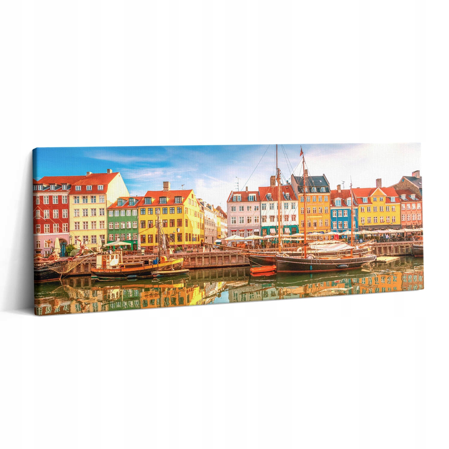 Plátěný obraz Canvas do kuchyně Inspirující město nad vodou 125x50 cm