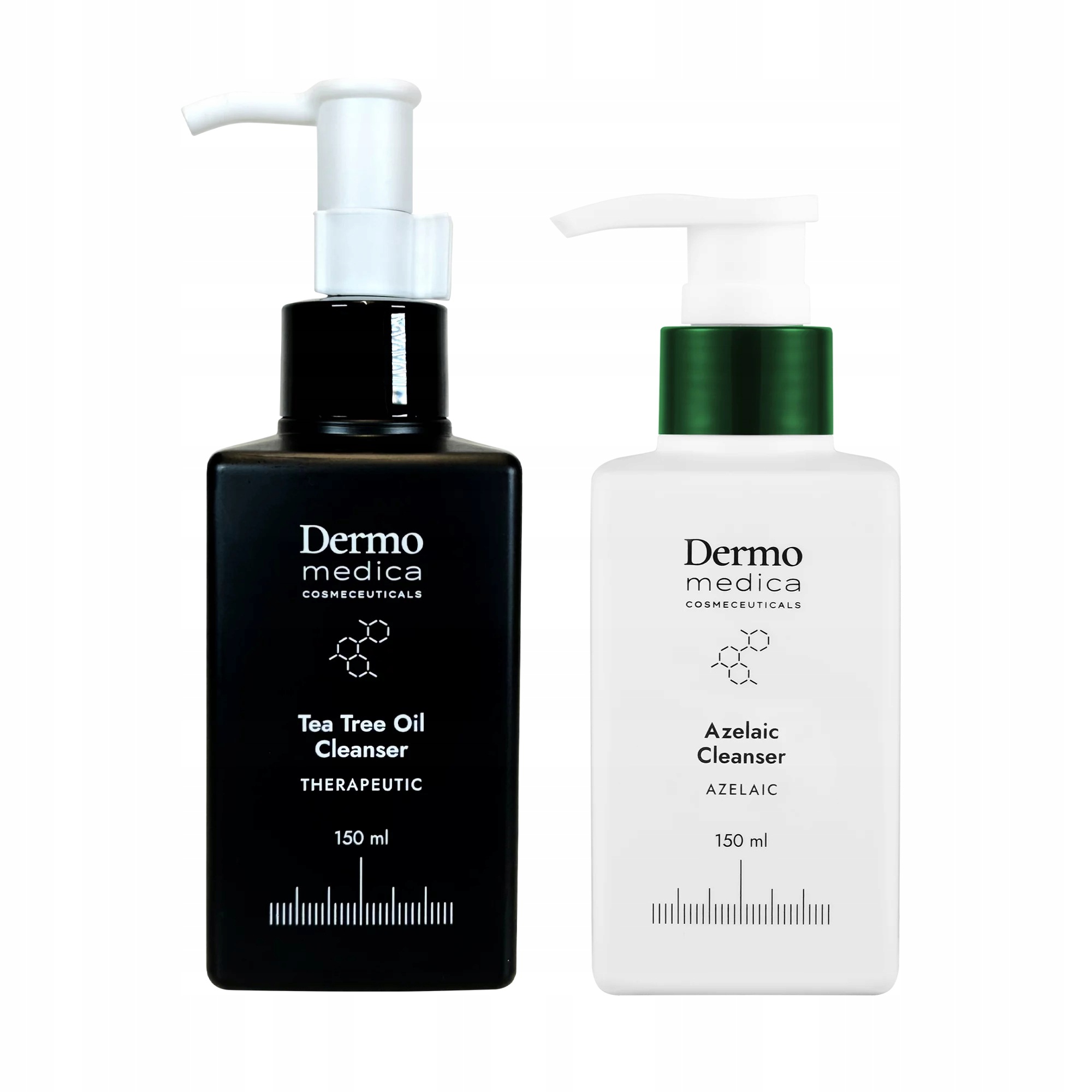 Dermomedica Zestaw Tea Tree Oil Cleanser 150ml Azelaic Cleanser 150ml