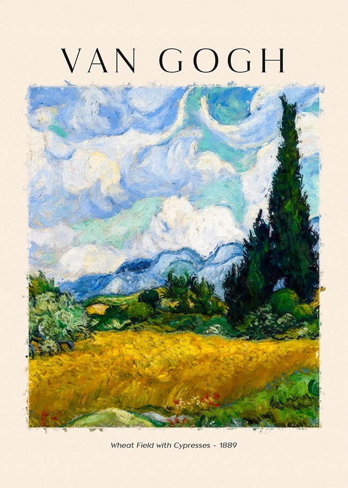 

Van Gogh Pole pszenicy plakat 21x30 cm Obraz #315