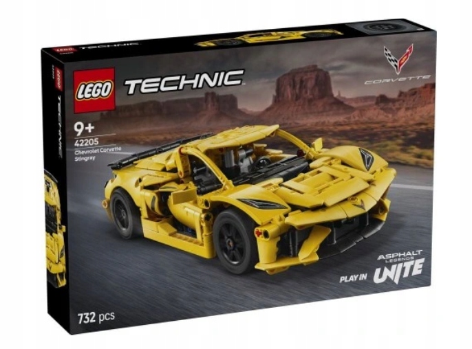 Lego 42205 Technic Chevrolet Corvette Stingray