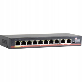Switch GetFort 8FE x POE + 2GE uplink 120W POE+