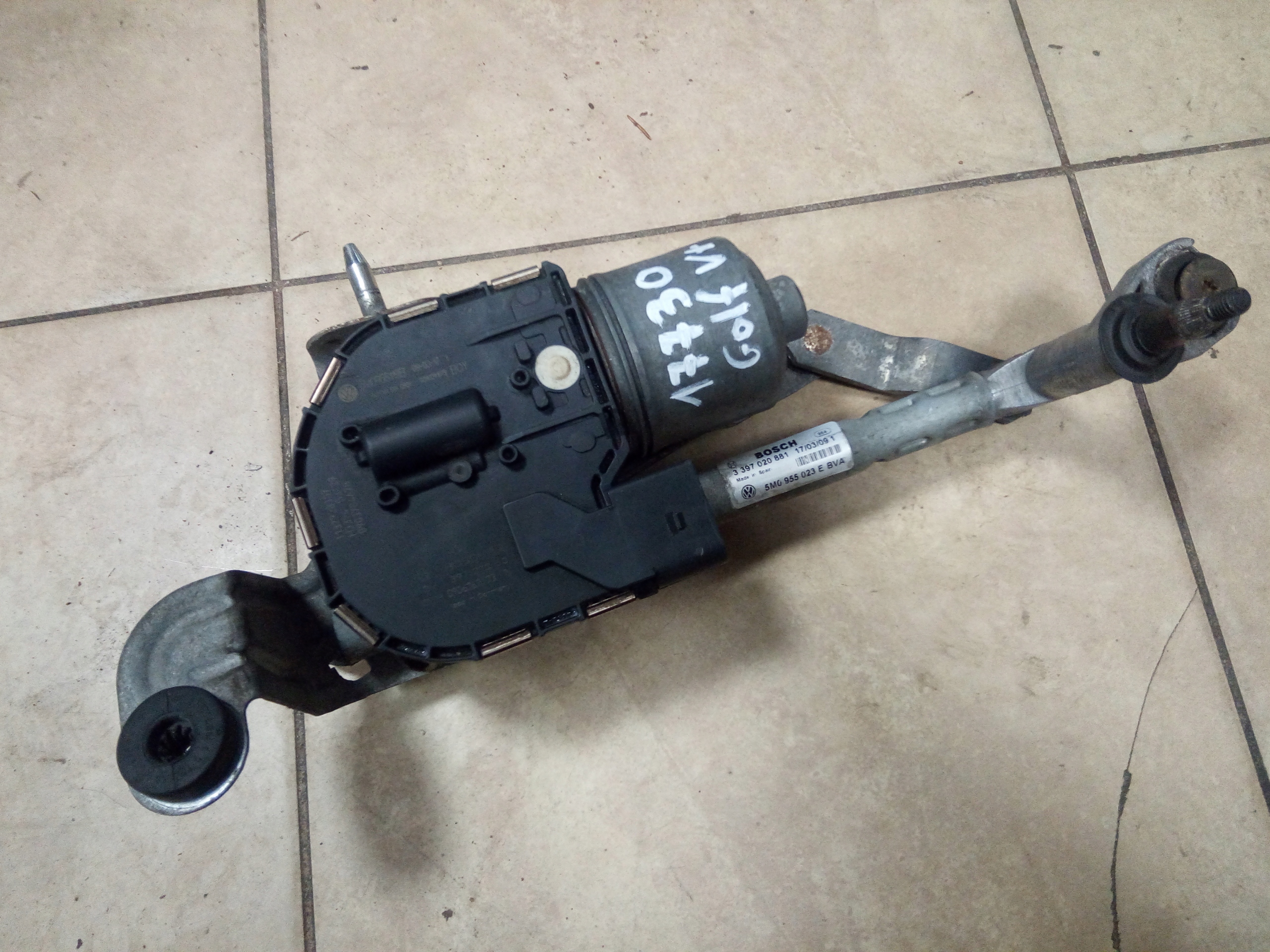 5M0955119B 5M0955023E - МЕХАНІЗМ СКЛООЧИСНИКА GOLF V PLUS ЛІВИЙ EUR ORIG.*