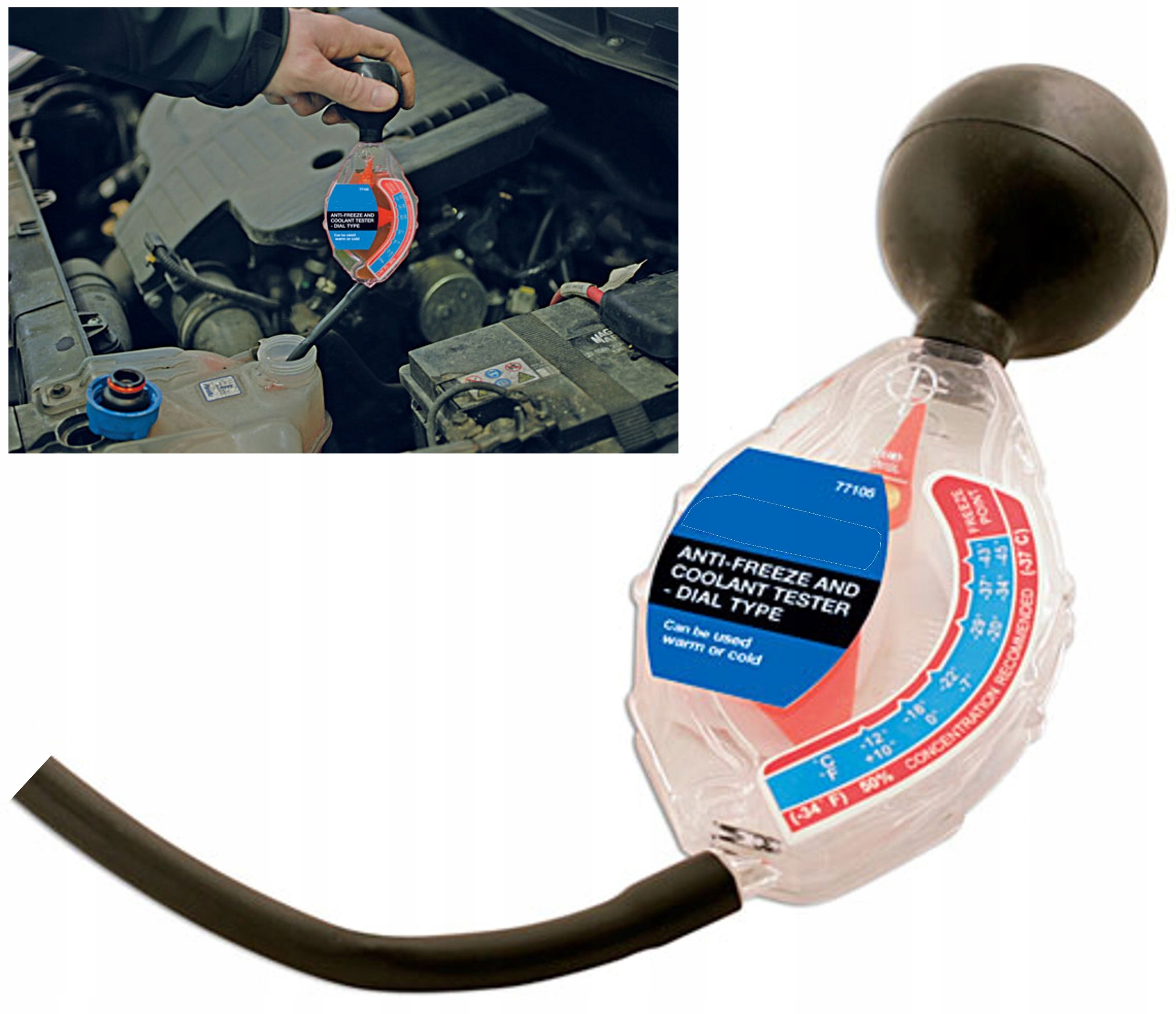 

Tester Płynu Chłodniczego Glikometr AR030002