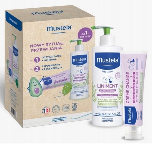 Mustela Baby Liniment Diaper Change Cleanser 13.52 fl oz (400 ml)