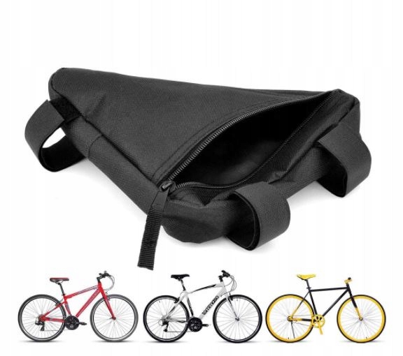 SAKWA ROWEROWA POD RAMĘ TORBA NA ROWER WODOODPORNA Pojemność 2 l