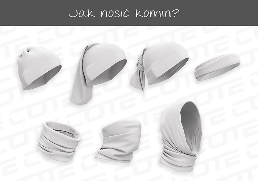 Komin TERMOAKTYWNY Dark oddychający szybkoschnący Rodzaj komin