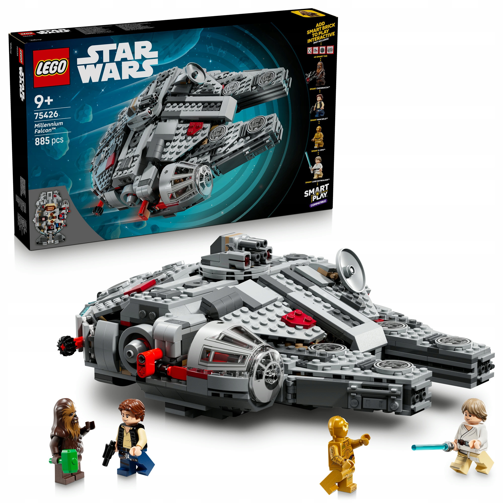 LEGO Star Wars 75426 Smart Play: Sokół Millennium
