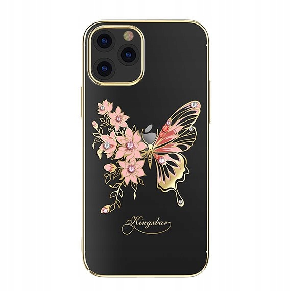 

Kingxbar Butterfly etui iPhone 12 Pro Max złoty