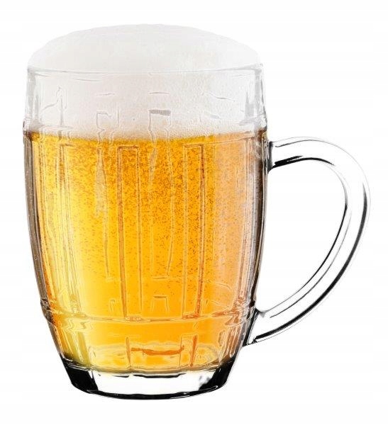 

Szklany Kufel do piwa z uchem 520 ml galicja 1 szt
