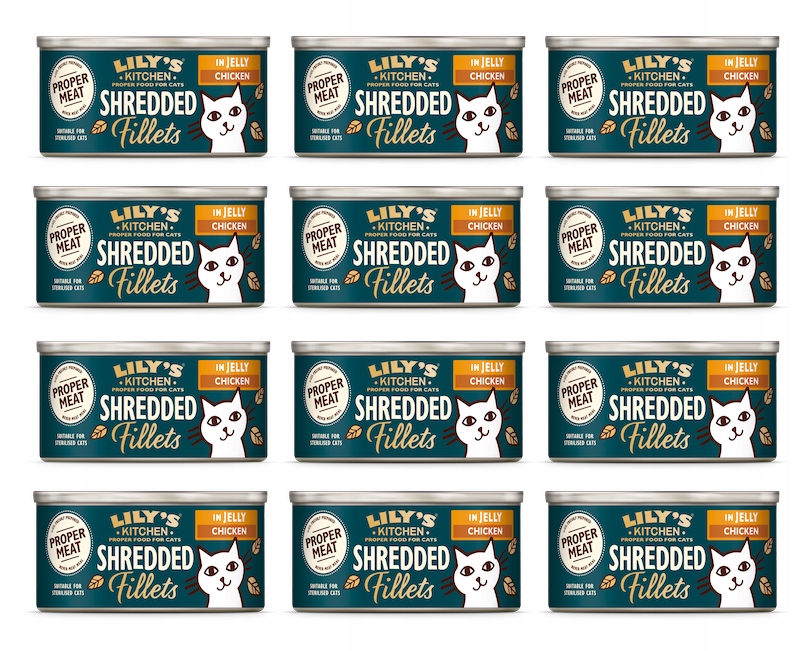 Levně Lily's Kitchen Cat Chicken Fillets Filé z kuřecího masa v želé 12 x 70 g