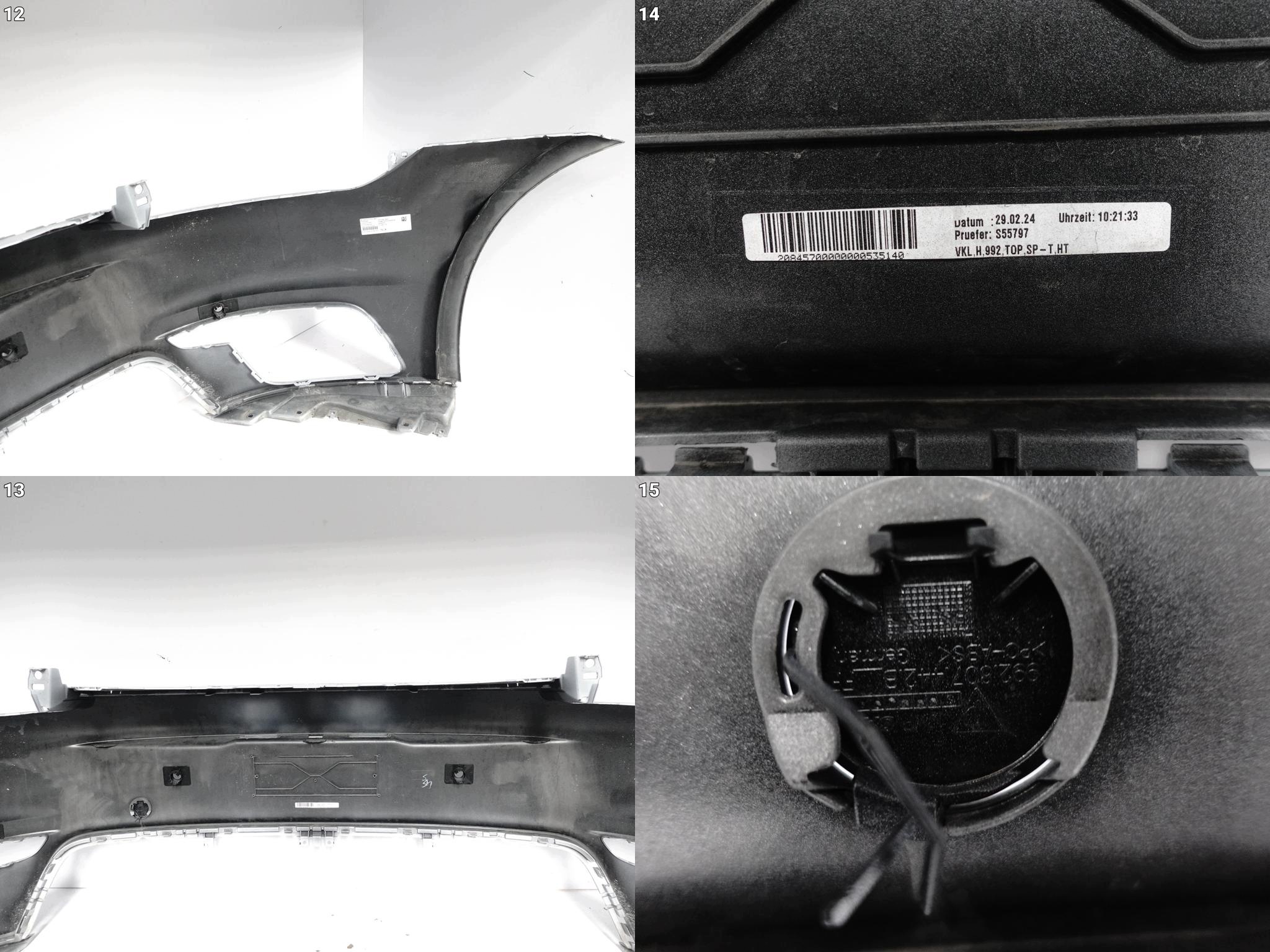 PORSCHE 992 911 TURBO S 20-24 bumper BUMPER rear part (PDC)