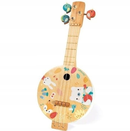 

Drewniane Banjo Pure instrument dla dzieci Janod