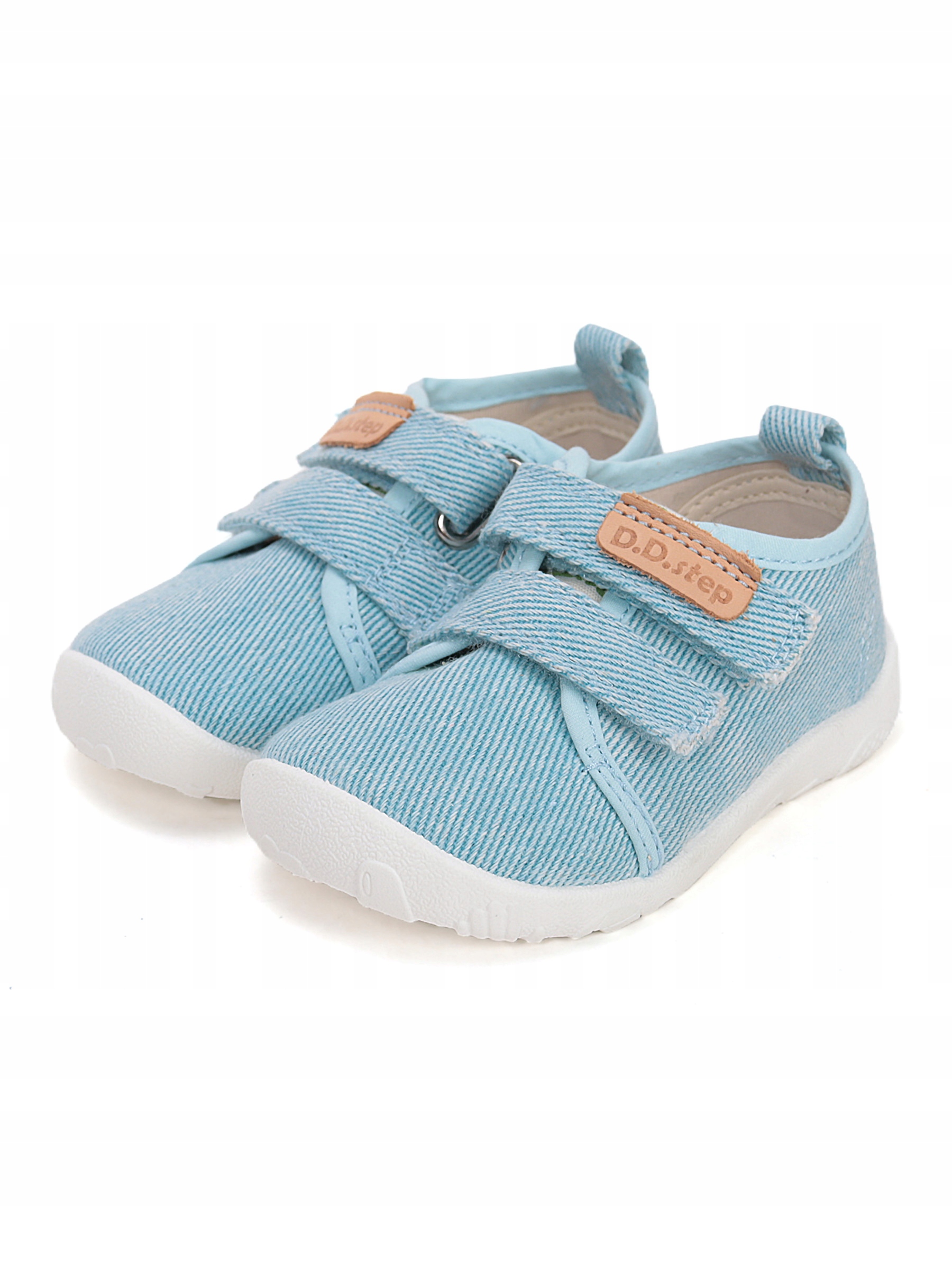 Dziecięce kapcie barefoot niebieskie DDstep, r. 30