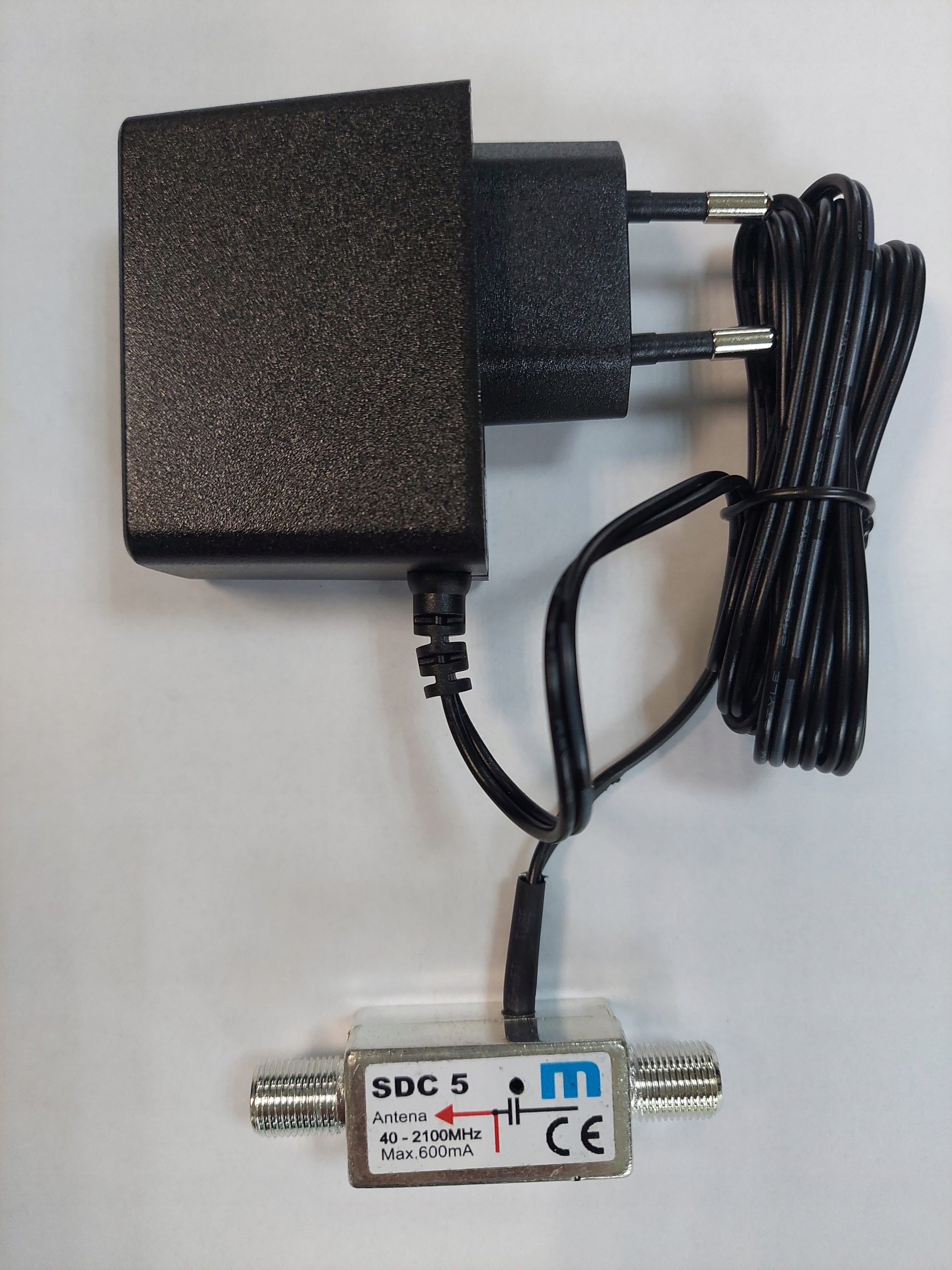 Zasilacz antenowy Mezon SDC5 12V/600mA separator