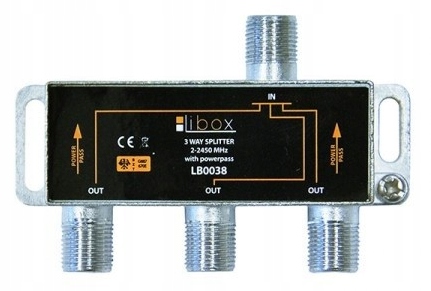 

Rozgałęźnik spliter F-3W do Tv satelity LB0038 L