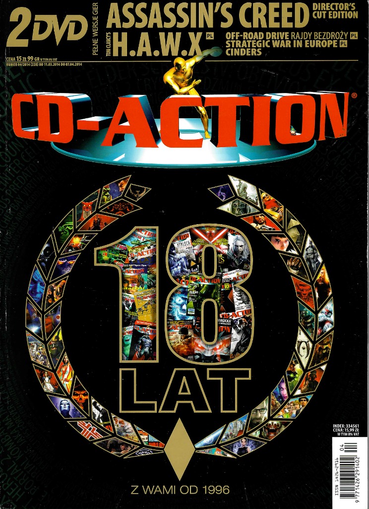 CD-Action 4 / 2014 z płytami cd