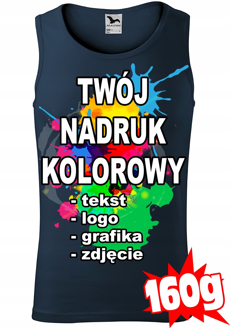 

Koszulka Na Ramiączka Z Własnym Nadrukiem S 02