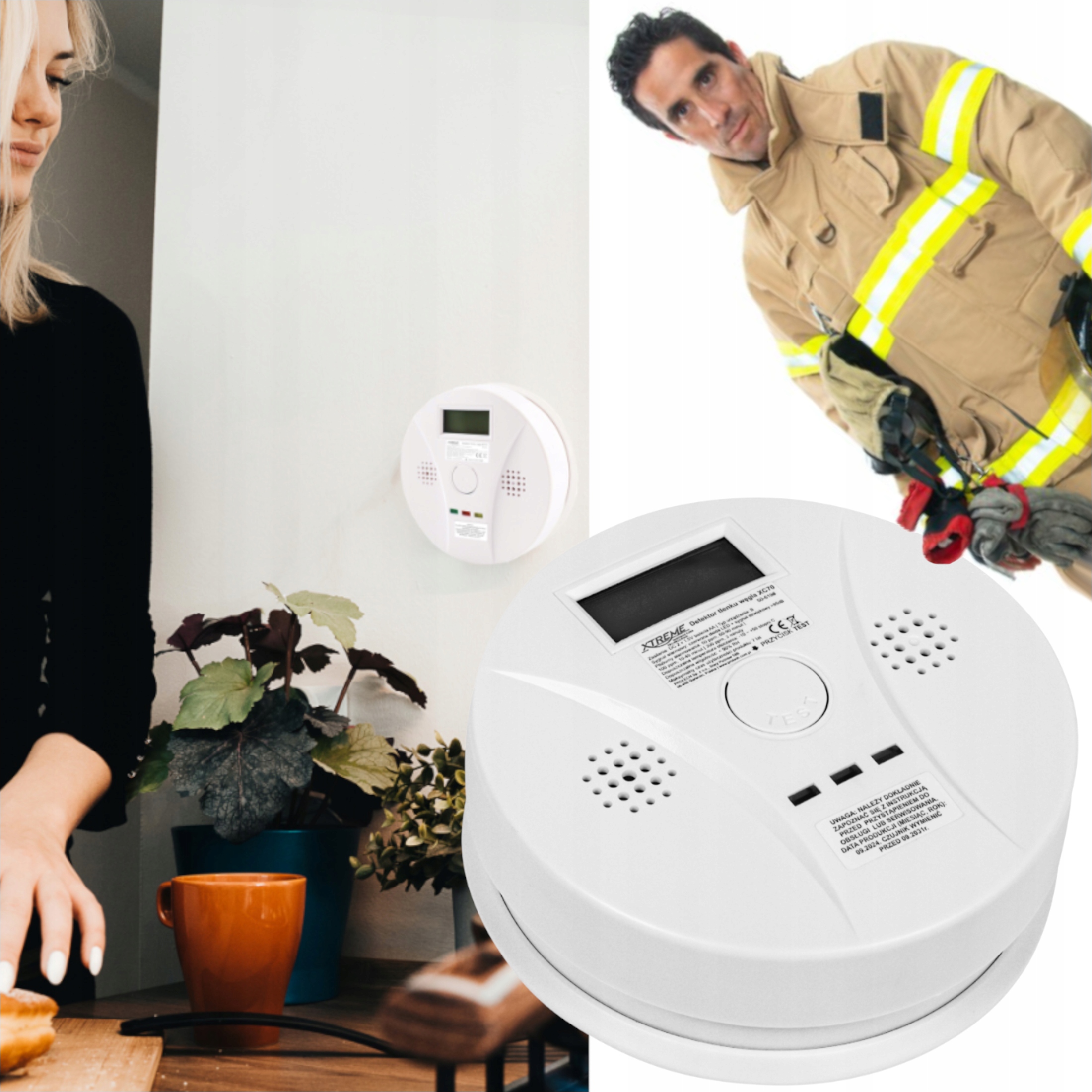 Detektor Oxidu Uhelnatého Detektor Oxidu Vegela S Displejem A Hlasitým Alarmem