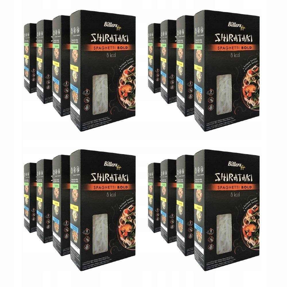 Bitters shirataki Fit konjac nudle Bold 16 x 390 g