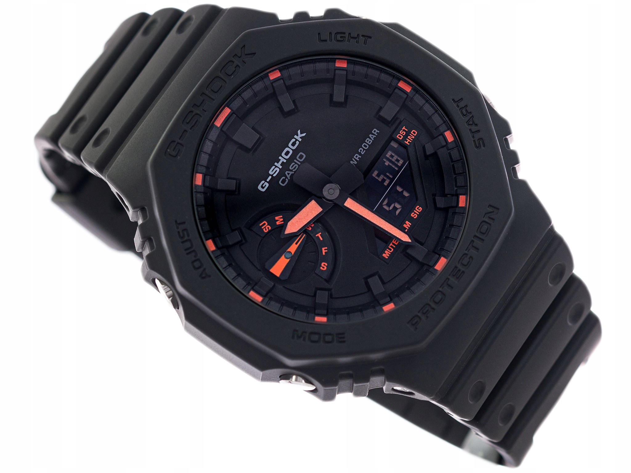 Hodinky Casio GA-2100-1A4ER G-shock Neon Accent