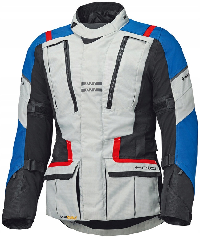HAKUNA MATATA 3 GREY BLUE KURTKA MOTOCYKLOWA TEKSTYLNA MĘSKA NIEBIESKA