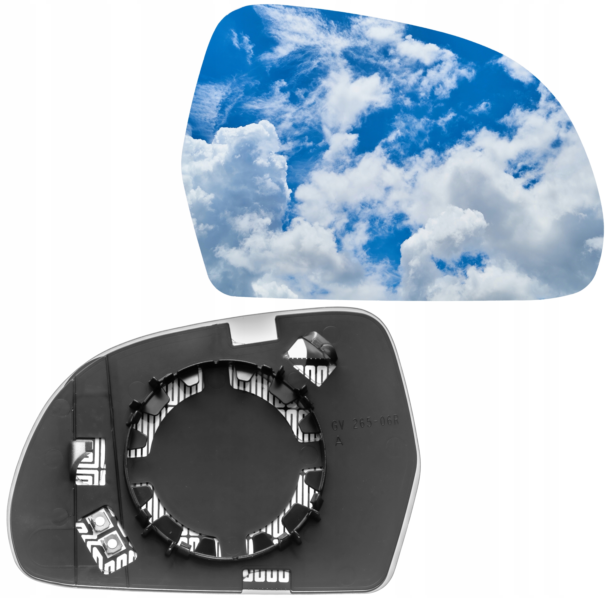 SZKŁO PRAWE WKŁAD LUSTERKA PRAWY DO AUDI A3 8P A4 B8 A5 A8 Producent części Inny