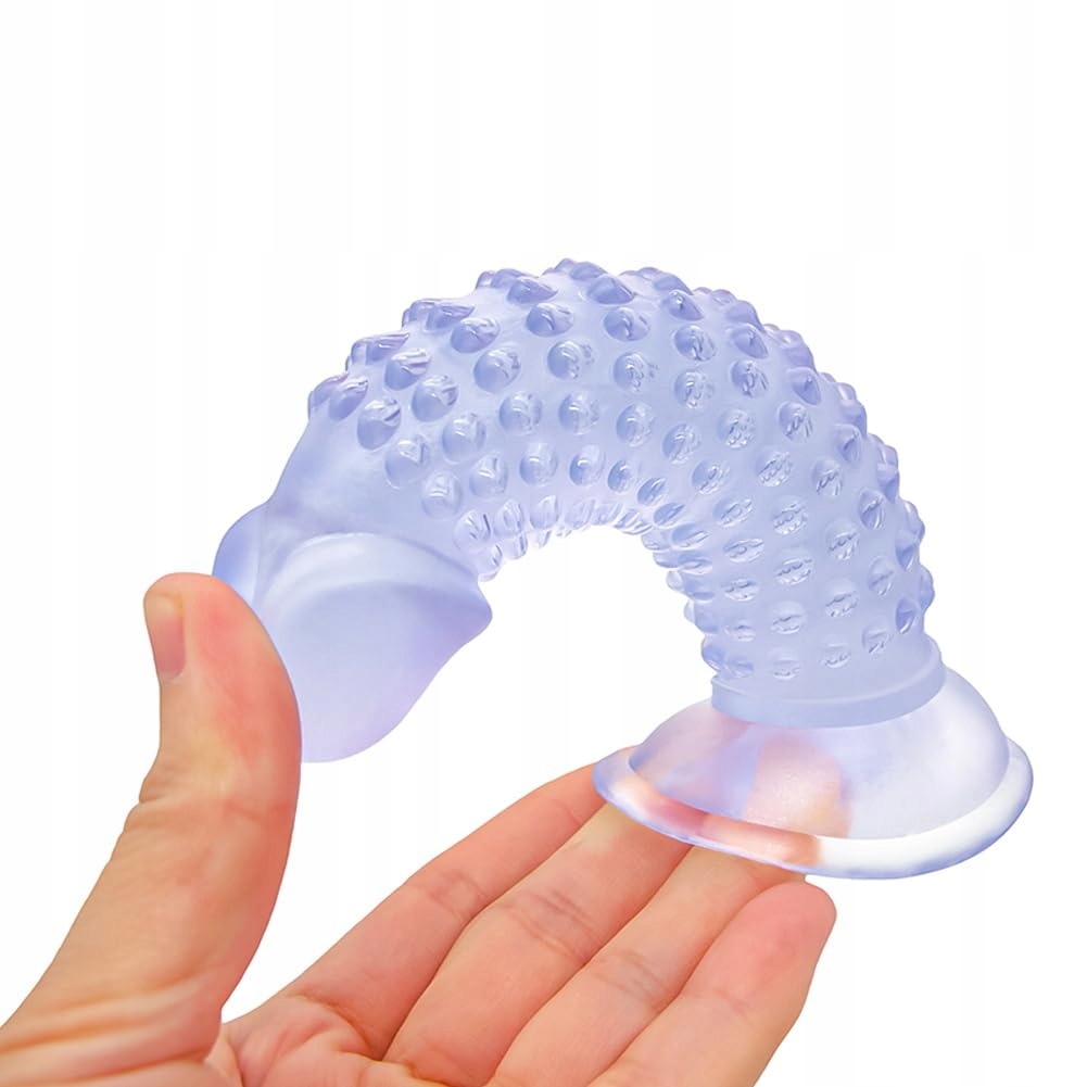PVC Realistyczny Dildo 13cm Z Przyssawką Elastyczny Masażer Prostaty — miniatura 6