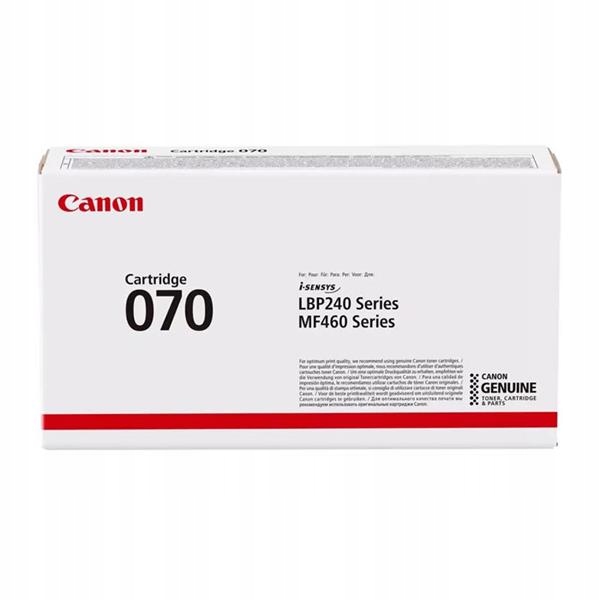 Originální černý toner Canon i-SENSYS LBP240, řada MF460 (CRG070, CRG-07)