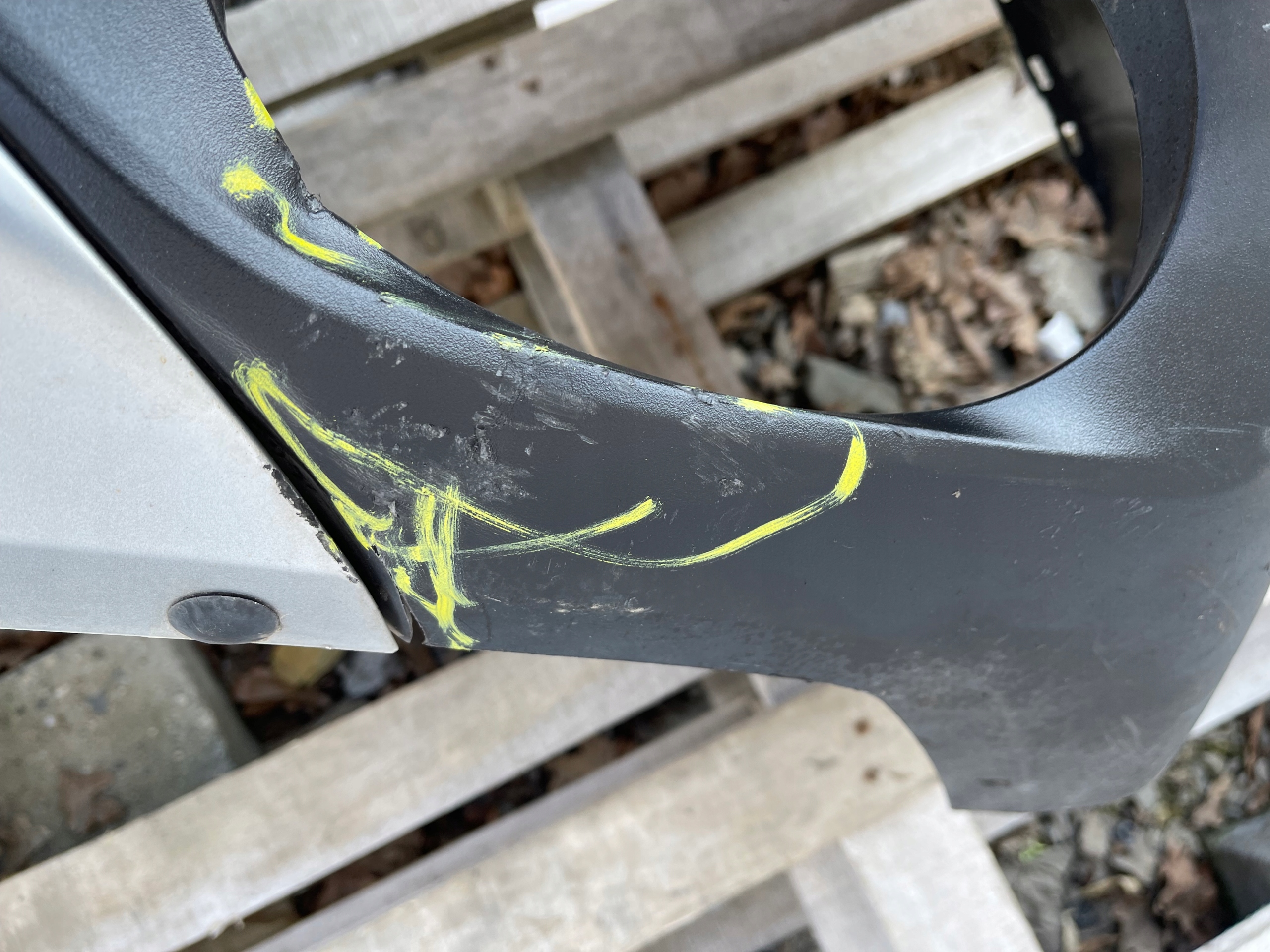 MG HS 2018 - bumper rear part rear below PDC